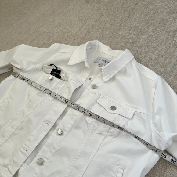 Liverpool White Denim Jeans Jacket 2X - Picture 6 of 12